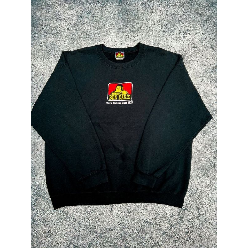 BEN DAVIS SWEATER T-SHIRT BLACK