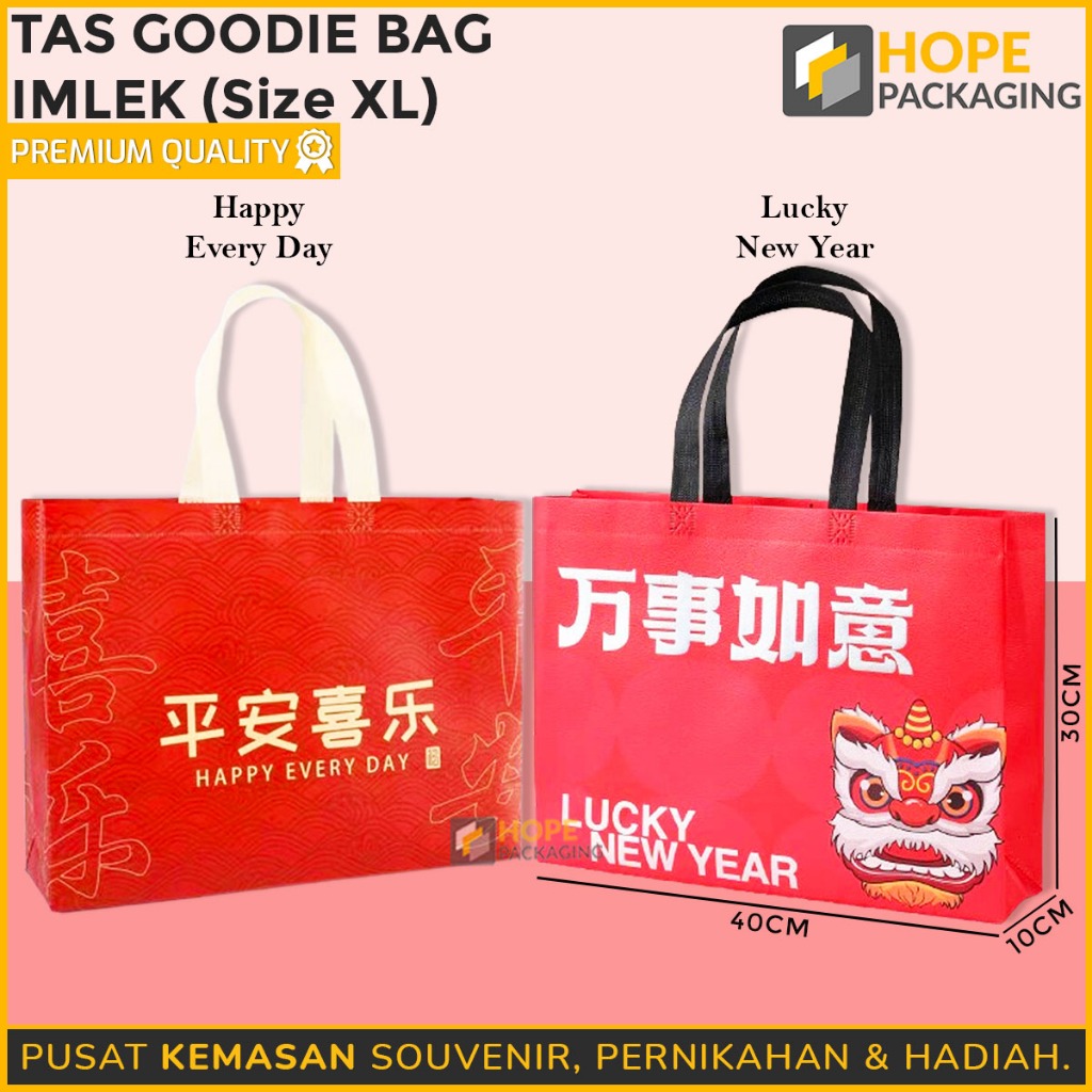 

Goodie Bag Imlek Size XL /Tas Hampers Imlek / Goodie Bag Horizontal Seri Imlek