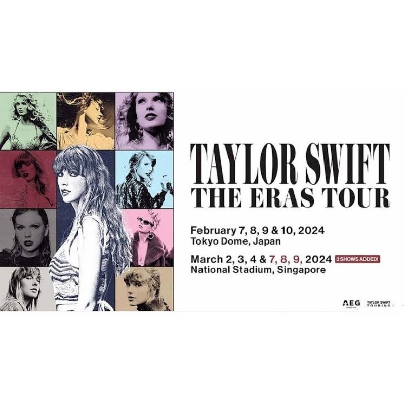 TAYLOR SWIFT THE ERAS TOUR SINGAPORE