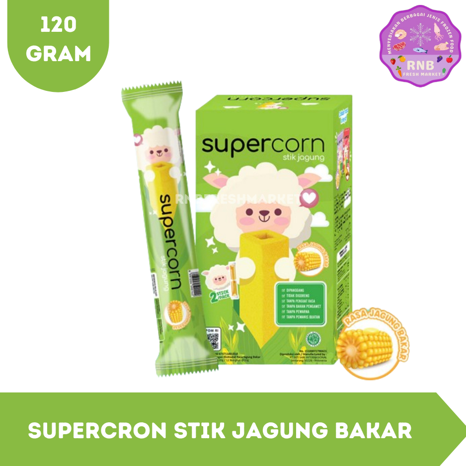 

Supercron Stik Jagung Rasa Jagung Bakar Netto 120 Gram