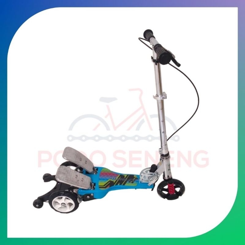 Skuter Injak RMB Happy Otoped Anak Aluminium