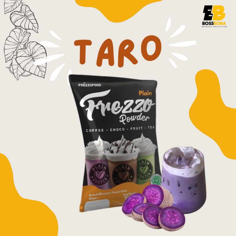 

Bubuk Minuman Rasa Taro Plain Frezzo Powder Drink 1kg/Minuman Kekinian Murah/Bossboba