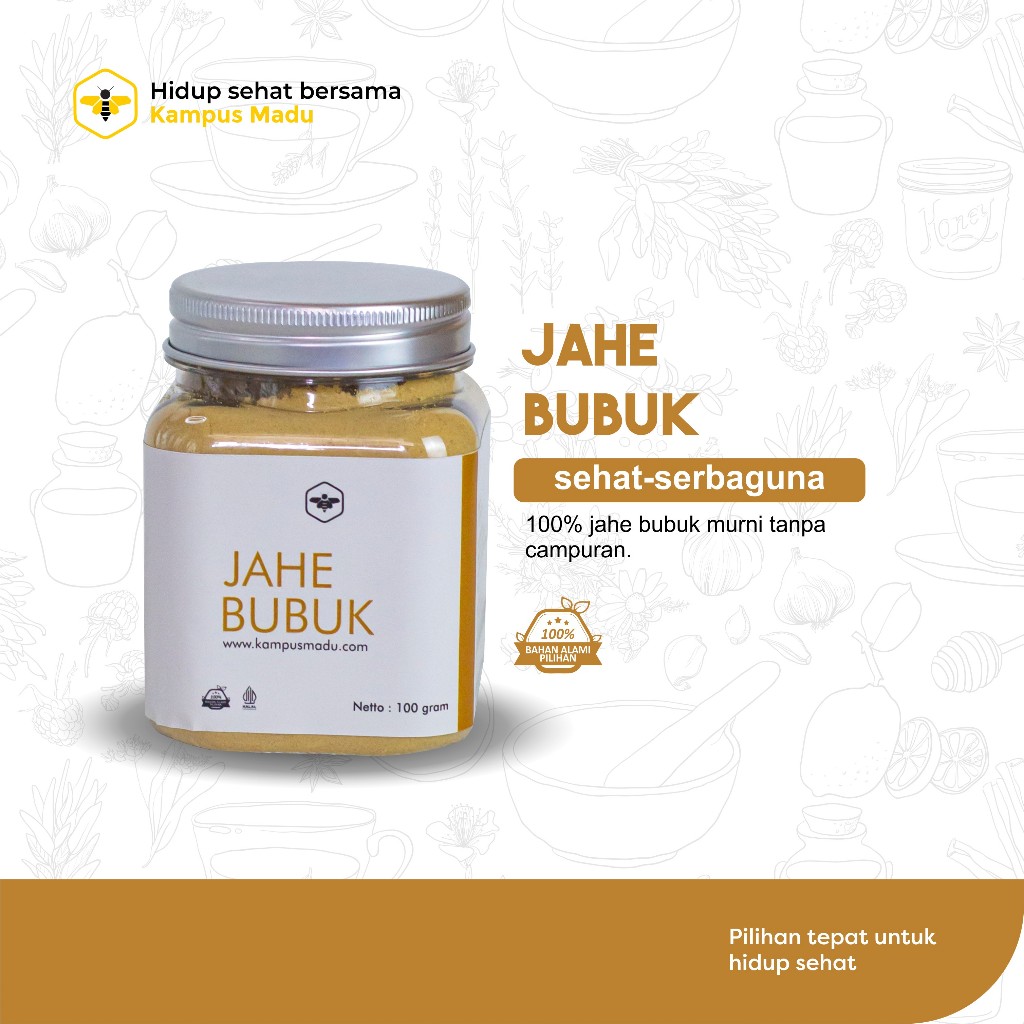 

Jahe Bubuk Murni Tanpa Gula Tanpa Campuran 100gram