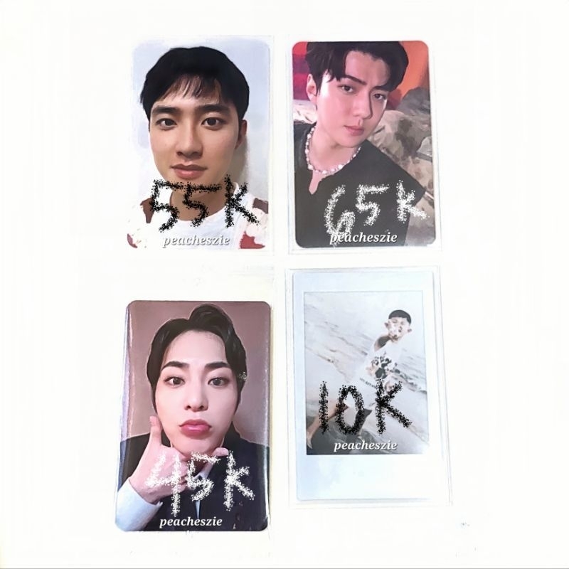 Photocard EXO D.O. Empathy Sehun DFTF Xiumin Exist Chanyeol Polaroid