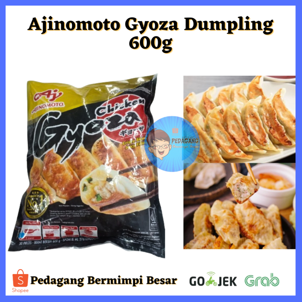 

Ajinomoto Gyoza Dumpling 600gr/ Gyoza Ajinomoto/ Dumpling/ Dimsum/ gyoza