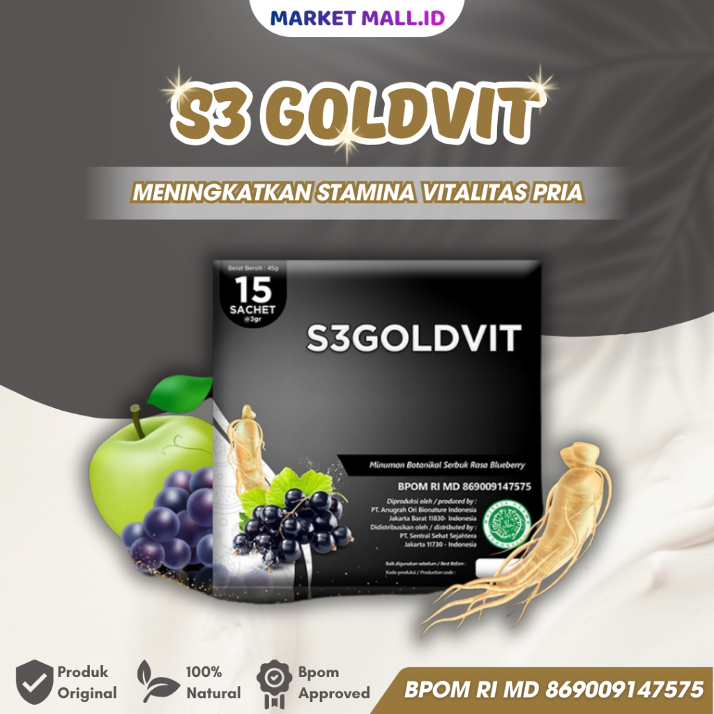 S3Goldvit Original S3 Goldvit Isi 15 Sachet