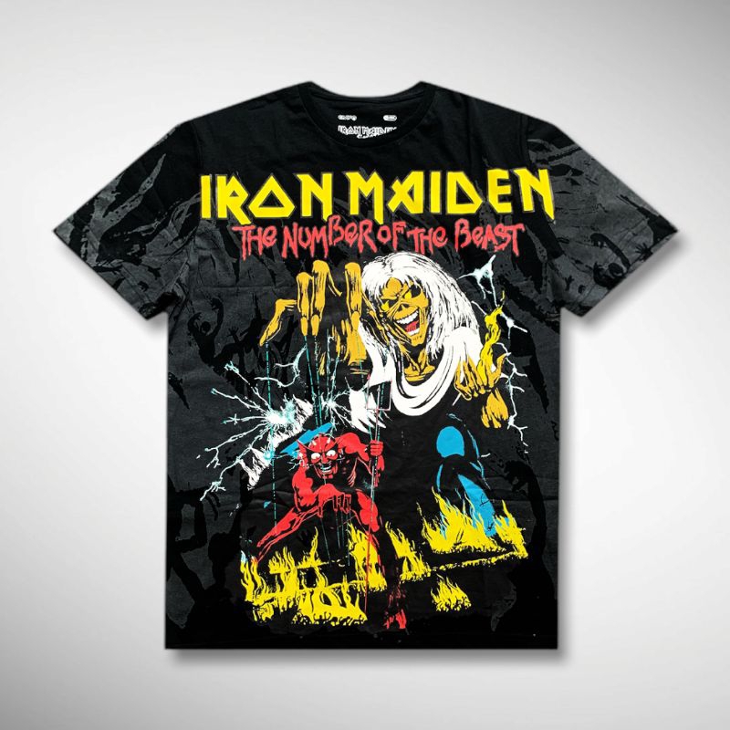 KAOS BAND OFFICIAL IRON MAIDEN - THE NUMBER ONE OF THE BEAST ALL OVER