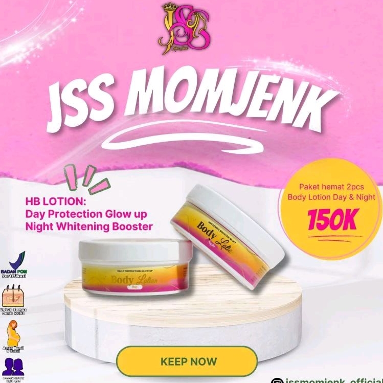 HB LOTION PEMUTIH JSS MOMJENK BPOM RASA RACIKAN DOSTING