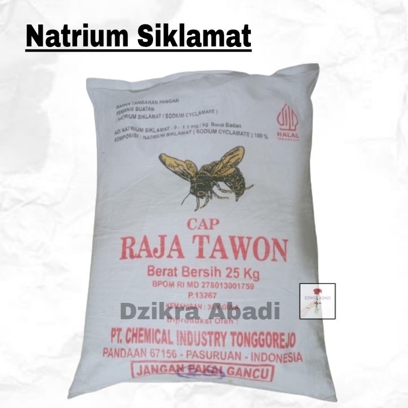 

Sodium Siklamat Natrium Siklamat Pemanis Buatan Raja Tawon 100 gr