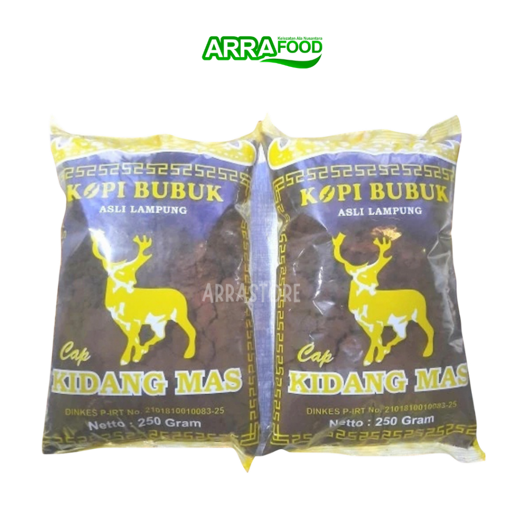 

[250 G] KOPI KIDANG MAS Kopi bubuk Asli Lampung