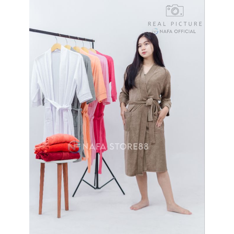 HANDUK KIMONO DEWASA HANDUK KIMONO WANITA HANDUK KIMONO DEWASA TEBAL LEMBUT HANDUK KIMONO DEWASA JUM