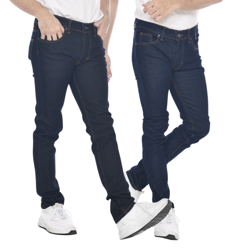 Celana Panjang Jeans Pria Original Slimfit Stretch Jumbo Size