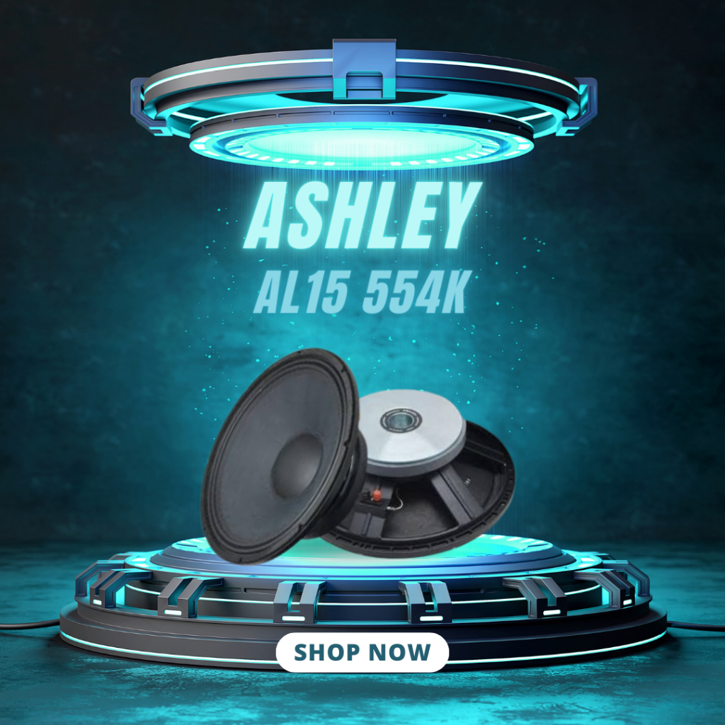 SPEAKER KOMPONEN ASHLEY AL15-554K / AL15554K / AL15 554K 15 INCH GARANSI RESMI ASHLEY