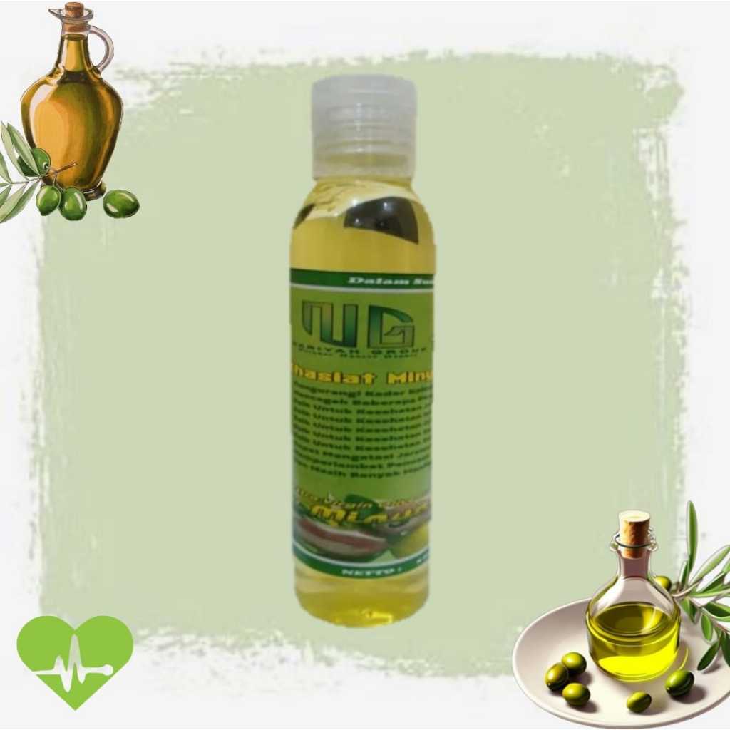 

Minyak Zaitun Extra Virgin Oive Oil Minyak Zatun Nariyah 100ml