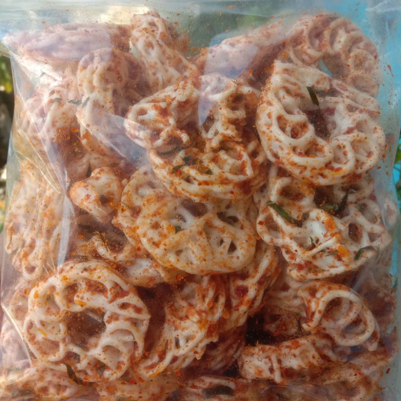 

kerupuk seblak mawar