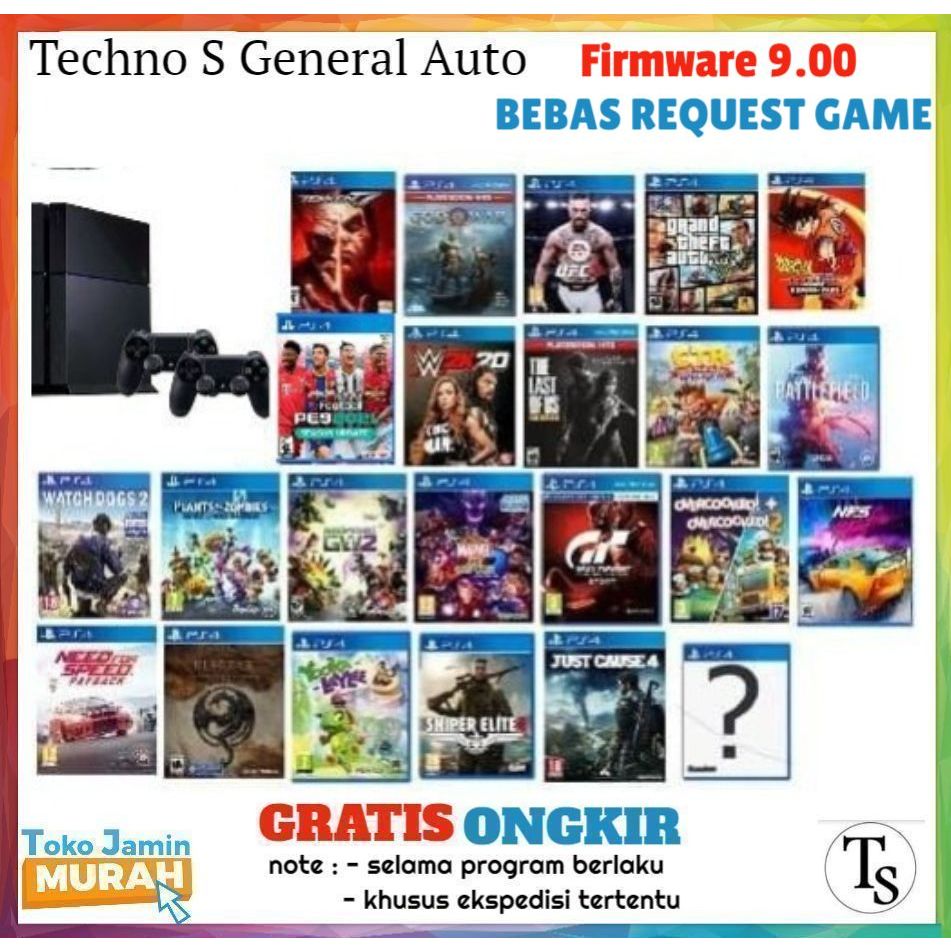 PS4 Fat 500GB - PS4 Fat 1TB - PS 4 Fat 500 GB - PS 4 Fat 1 TB Original dan Full Game