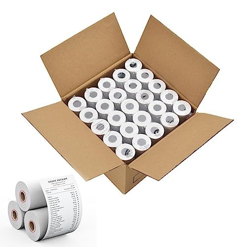 

10ROLLS Kertas Struk Kasir Paper Roll Termal 58x50mm 57x50mm Thermal POS Cash Register 58x50 57x50 mm
