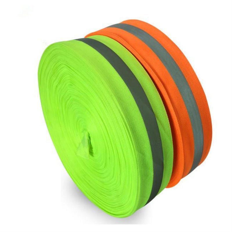 50m/Roll Pita Reflektor Baju Lebar 5cm Reflektor Baju Safety Grade A Reflektor Kain Reflektor