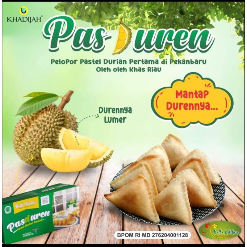 

pasduren( pastel durian renyah)