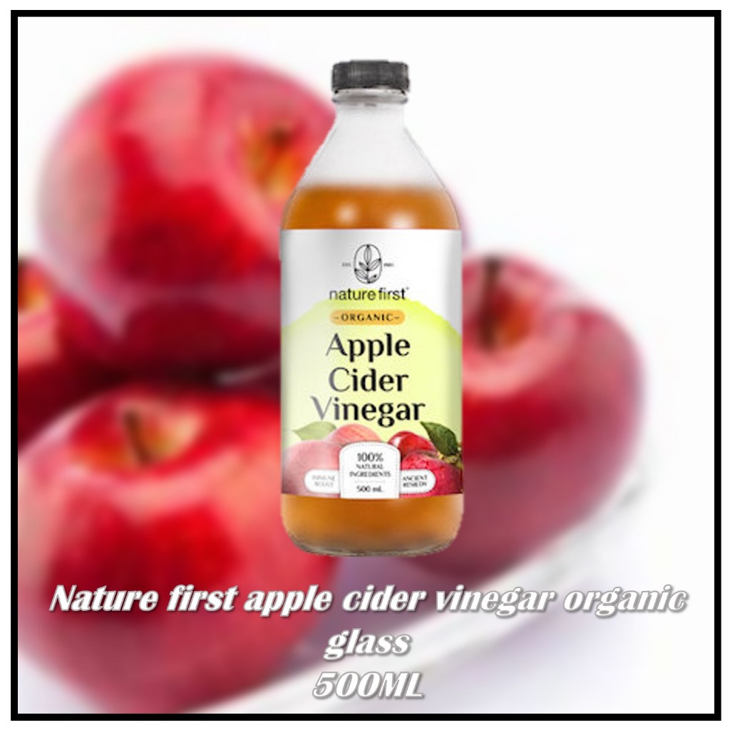 

Nature first apple cider vinegar organic glass 500ML