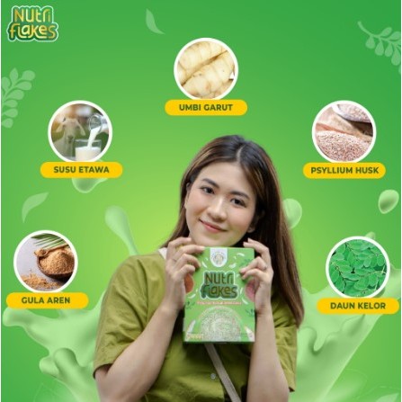 

PROMO !!! Nutriflakes Sereal Umbi Garut Atasi Asam Lambung Ori 1 Box