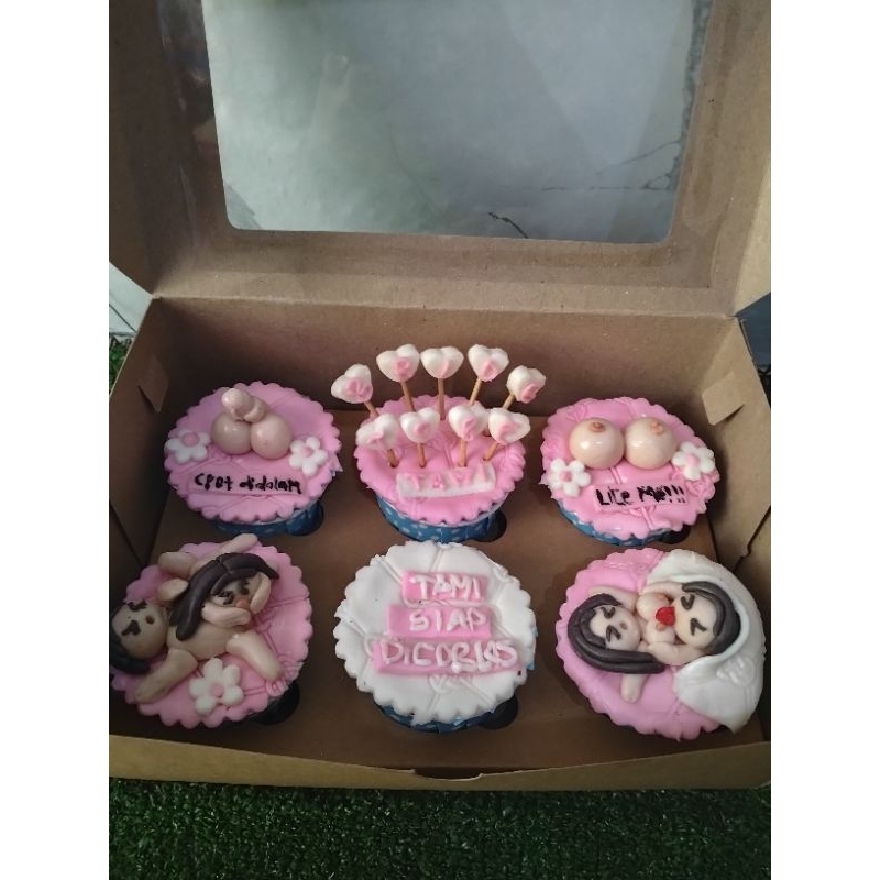 

kue tema baby shower request 6pcs