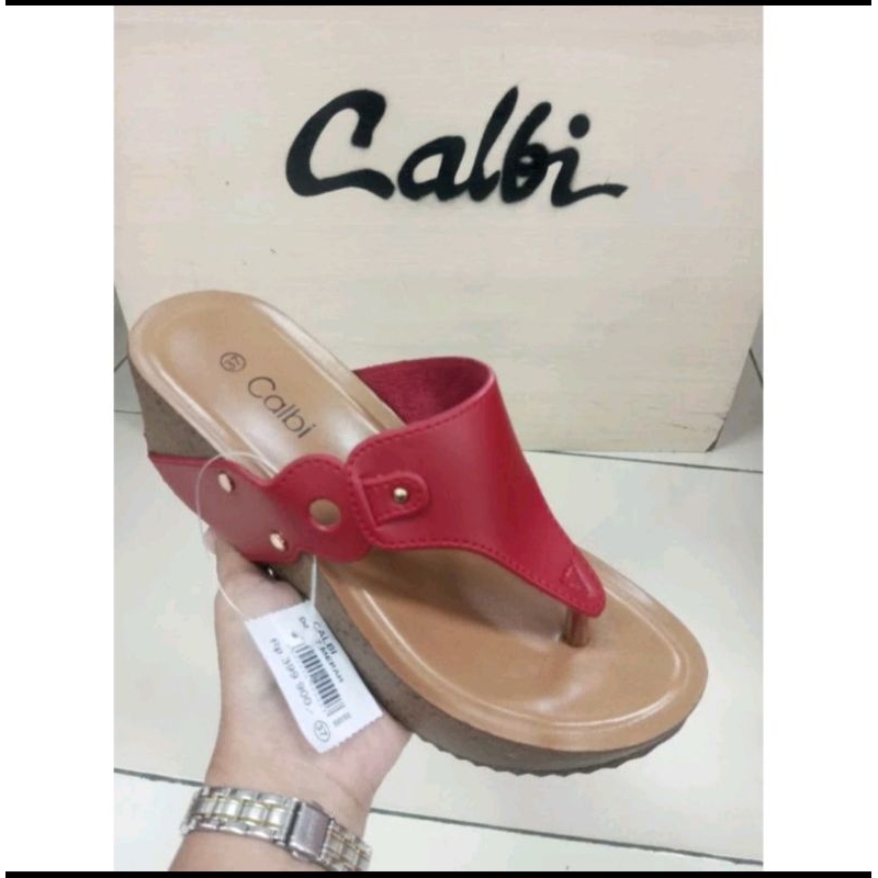 wedges sandal CALBI ORIGINAL DJ 297 (100%ORIGINAL/COD)