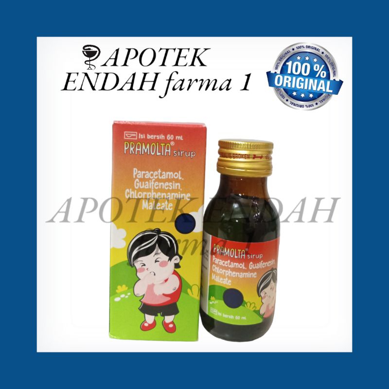 PRAMOLTA SIRUP 60ML obat panas batuk pilek anak 1-12tahun