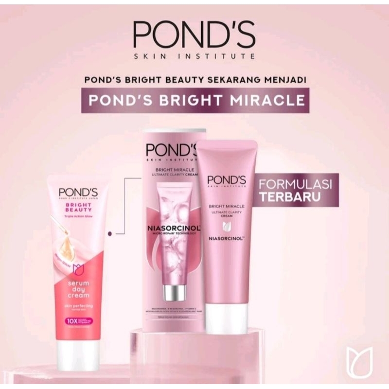 Ponds Pelembab Wajah Day Cream Normal Skin Niasorcinol 20 | Oily Skin 20g | Hya Gel 20g