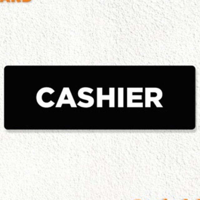 

Sign Akrilik Cashier