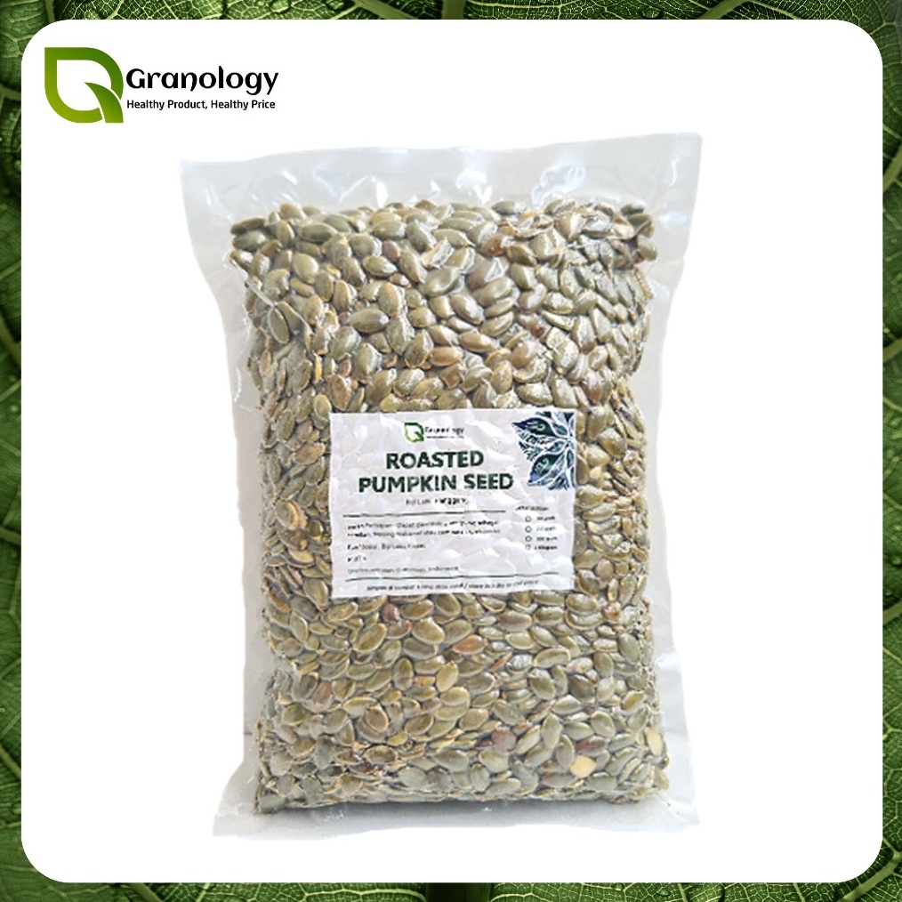 

KODE I38Y Roasted Pumpkin Seed Biji Labu Oven 1 Kilogram by Granology