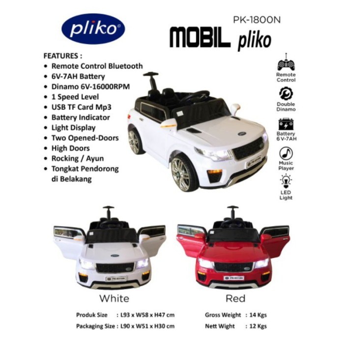 MOBIL AKI PLIKO RANGE ROVER PK1800