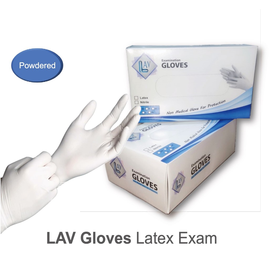 Sarung Tangan Latex LAV Gloves Powdered