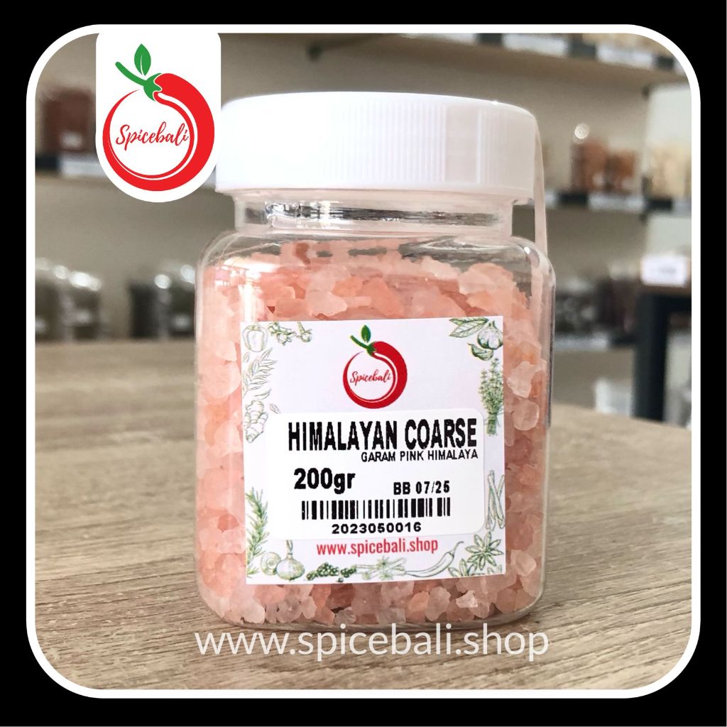 

Garam Pink Himalaya Kasar 200 gr / Himalayan Pink Salt Coarse 200 gr / Himalaya Pink Salt Rock