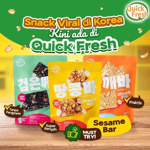 

KODE B65U Quick Fresh Snack Sesame Bar 126gr