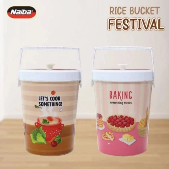 Naiba Thermos Nasi Jumbo Besar Kapasitas 30 Liter / Rice Bucket Festival Naiba Motif Ukuran 30 Liter
