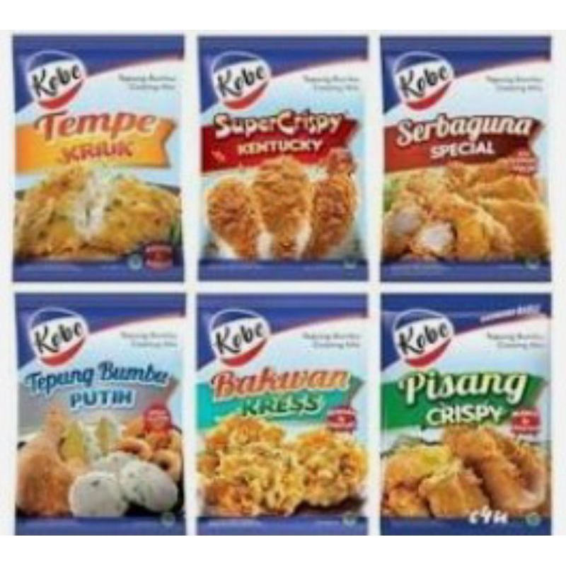 

Tepung serbaguna KOBE 70gr ( per renceng )