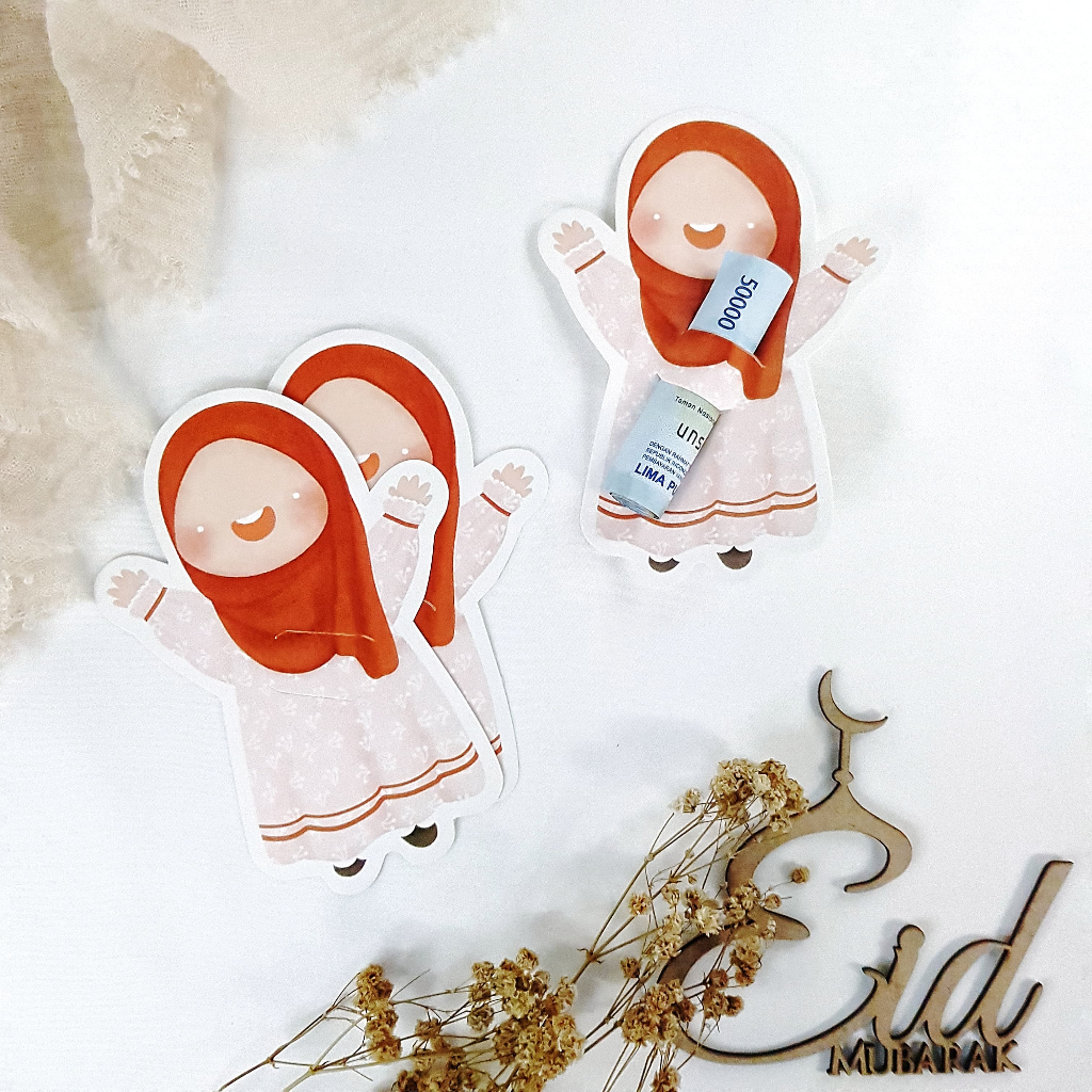 

AMPLOP KARAKTER 3D AMPLOP LEBARAN LUCU ISI 10 PCS