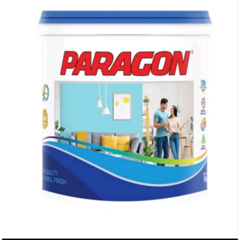 CAT TEMBOK PARAGON 5KG PUTIH - WARNA..