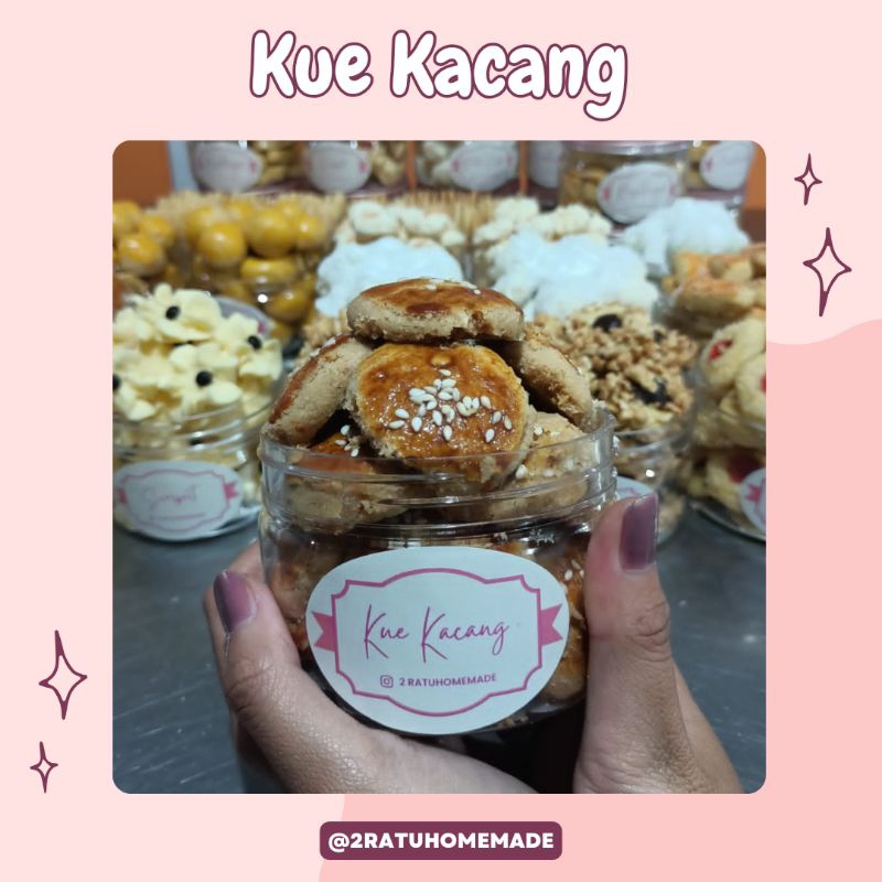 

KUE KACANG PREMIUM KEMASAN 300ML TERLARIS | KUE KERING LEBARAN