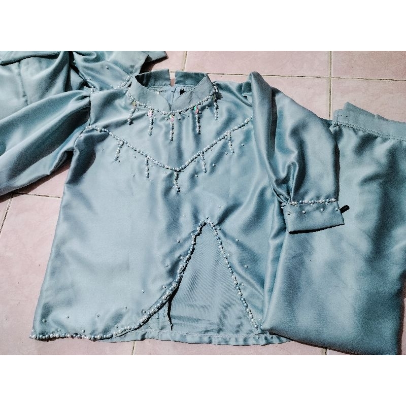 set kurung anak setelan kurung melayu anak