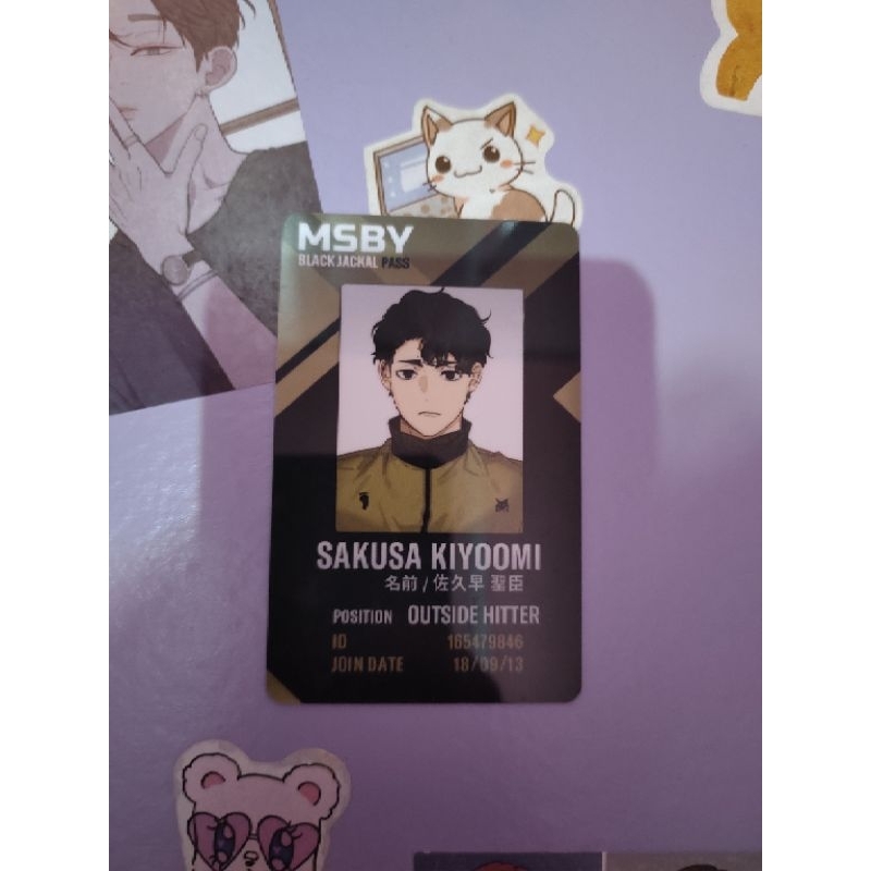 RIMUMU ID CARD SAKUSA HAIKYUU HQ
