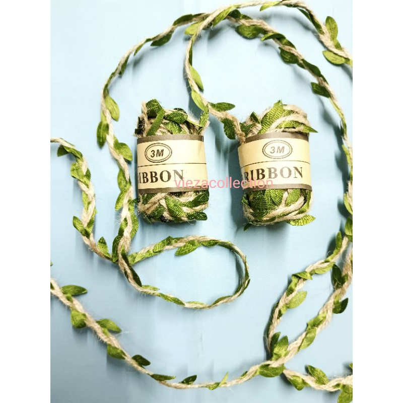 tali goni kepang daun 3 yard tali rami daun tali ikat packaging