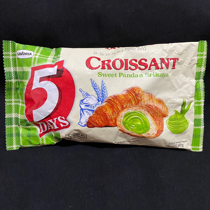 

SAVORIA 5DAYS CROISSANT SWEET PANDAN SRIKAYA