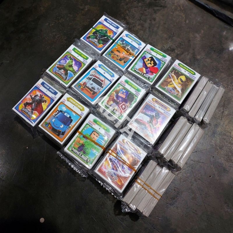 Mainan Kwartet Jumbo DG Kartu Jadul Permainan Seru 1 Bungkus Isi 32 Lembar