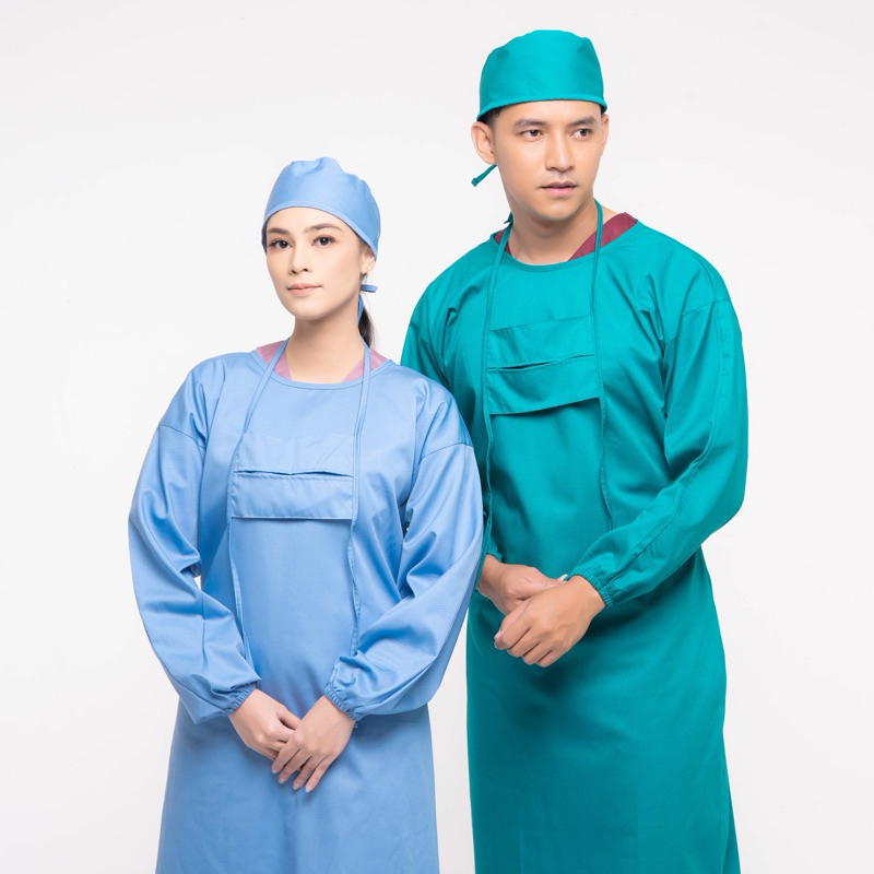 SBA MEDICAL -  Gown Operasi | Gown APD | APD Gown | APD Medis - Surgical Gown Bahan Drill