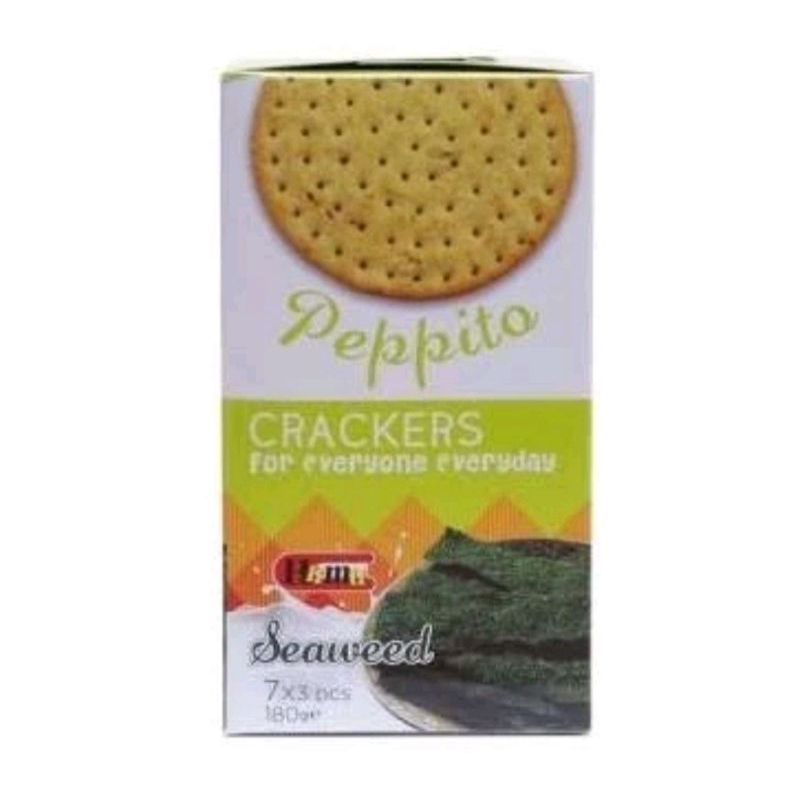 

Pepito crackers seaweed for everyone everyday 180 gram