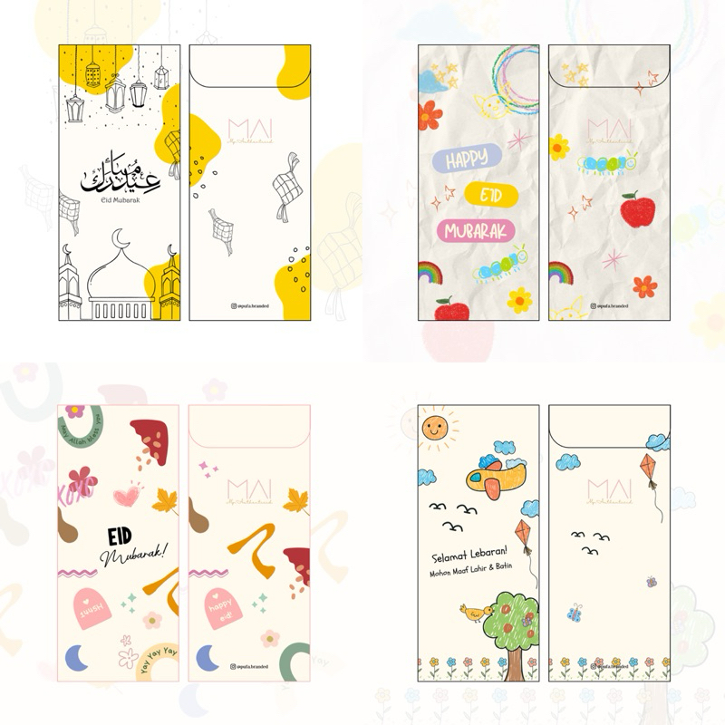 

[ISI 10 PCS] Angpao/Amplop Lebaran 1446 H New Design 2025 - Kids Design