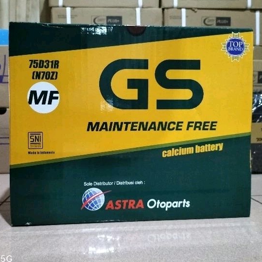 AKI GS ASTRA MF N70Z / 75D31R AKI KERING 12V/75AH