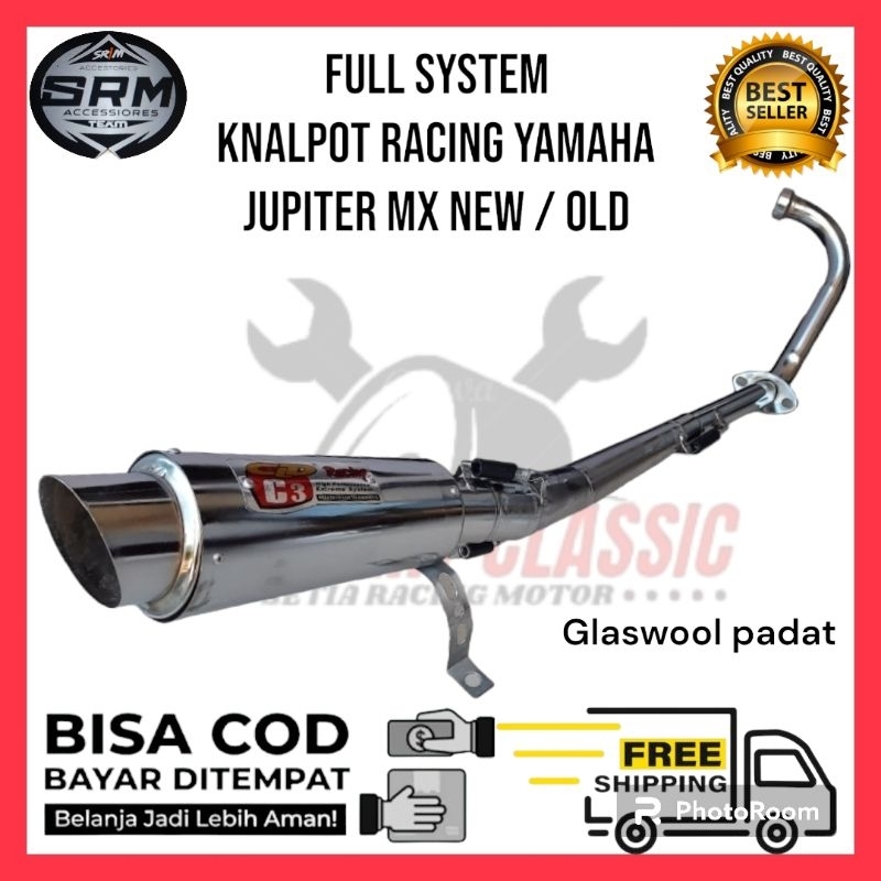 Knalpot Racing CLD jupiter mx new jupiter mx135 jupiter mx old